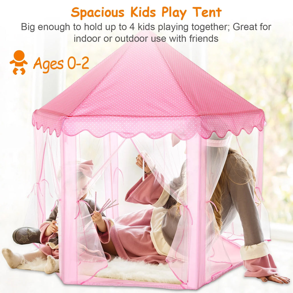 Princess Castle Tent Playhouse with Carry Case K794