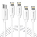 Lightning to USB-C Cable 4 Pack 6ft, 10ft X64050