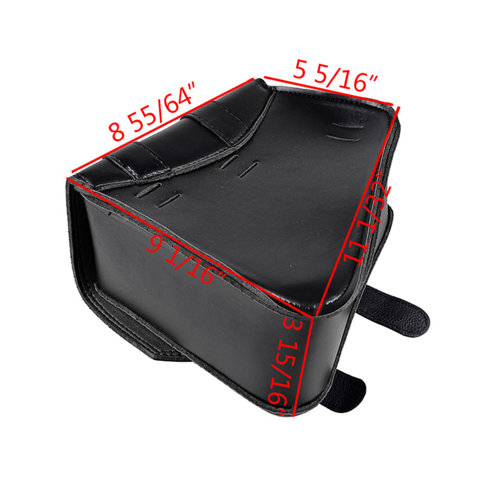 Black Left & Right Side Saddlebag Swingarm Saddle Bags A7729