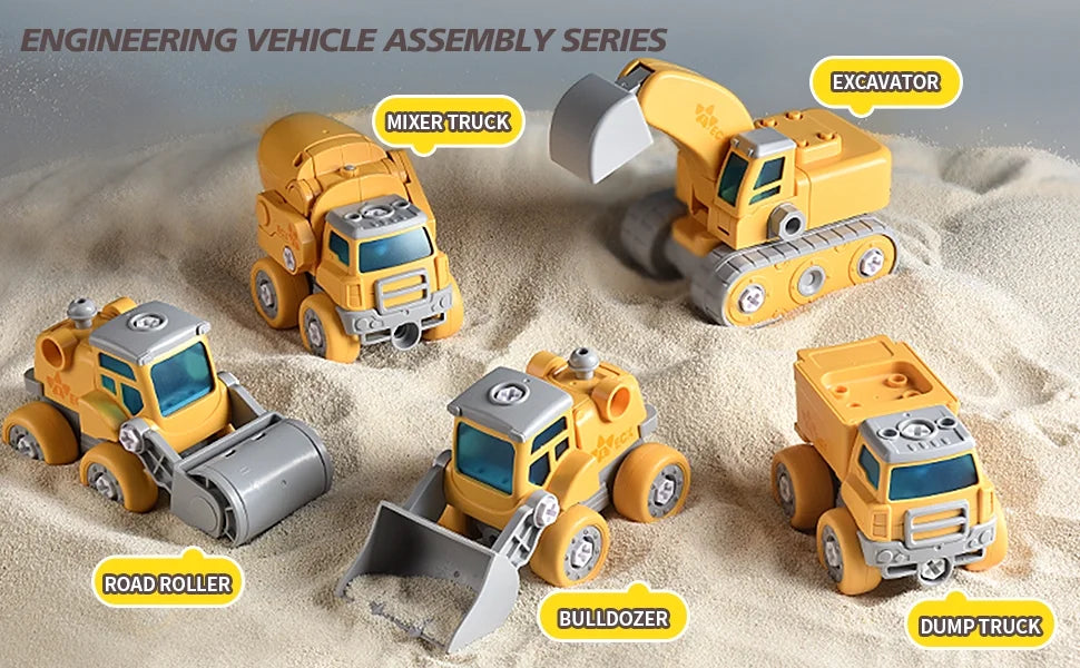 5 in 1 Take Apart Dinosaur Robot Building Toys N9905