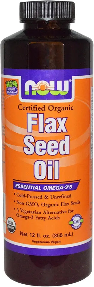Flax Seed Oil 12-Ounces Pack of 2 J84709