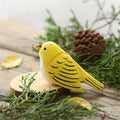 Small Wood Bird Figurine Handmade Carving Decoration M88363