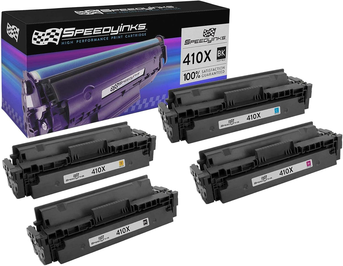 Compatible Toner Cartridge Replacement for HP 410X High-Yield 4-Pack X478