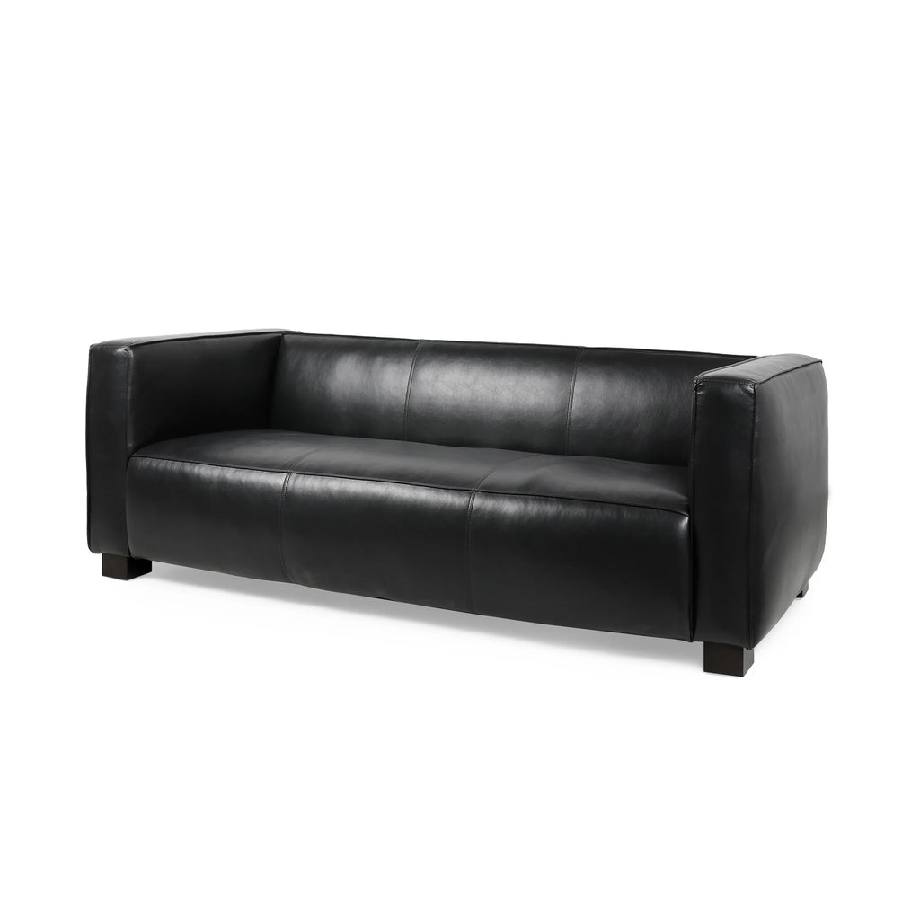 Faux Leather 3 Seater Sofa Q5633