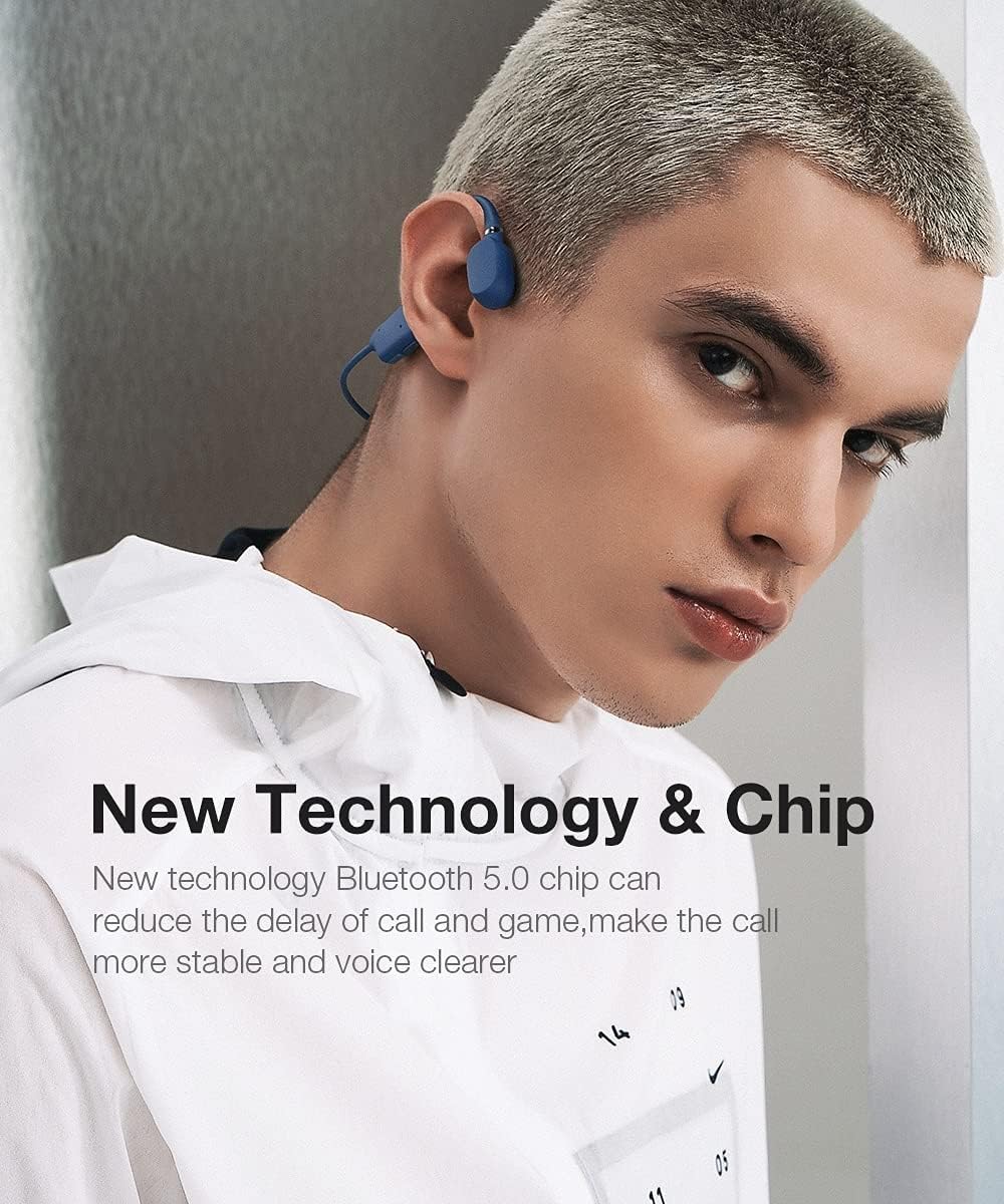Open-Ear Wireless Air Conduction Headphones Bluetooth 5.0 with Mic V12628