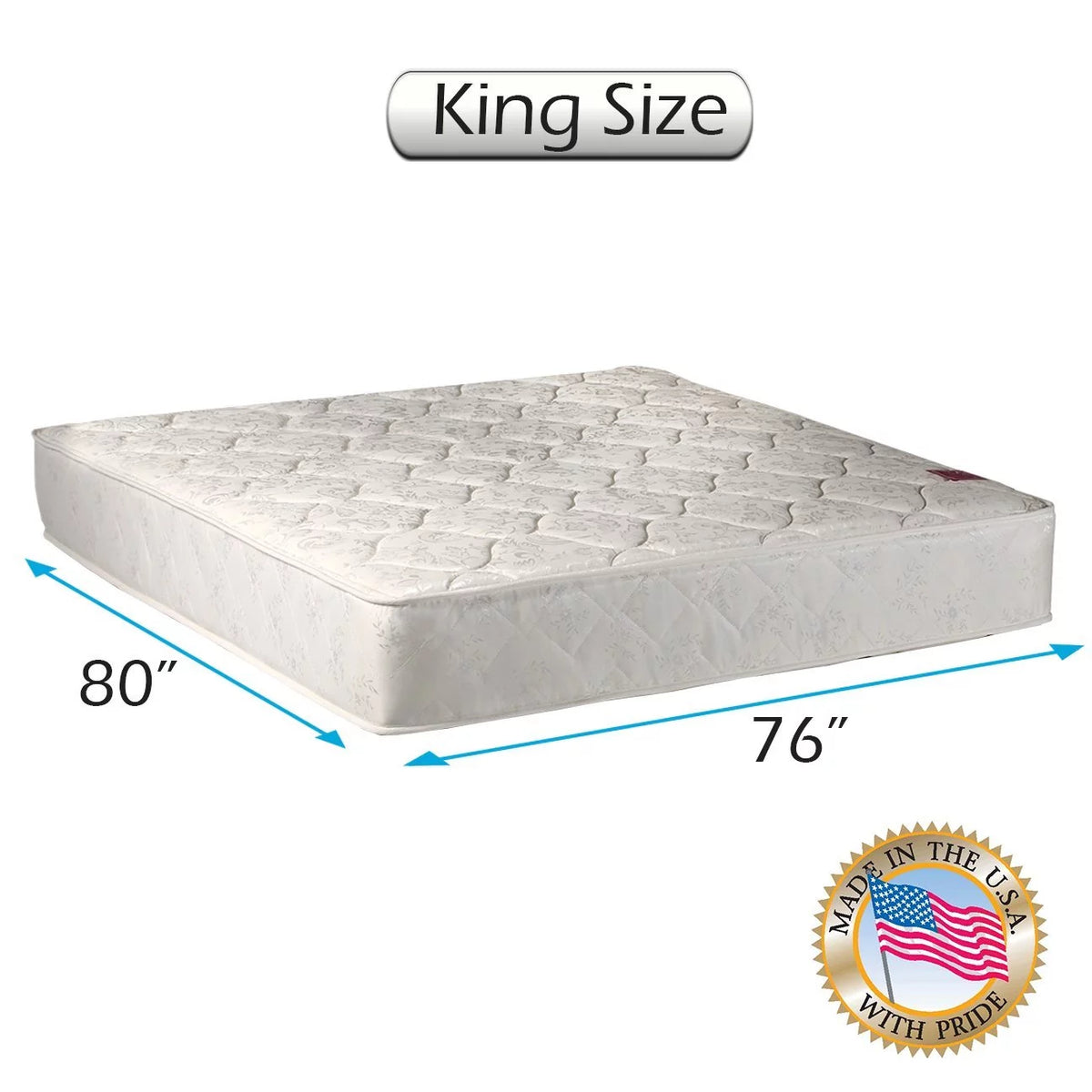 King Size Innerspring Mattress with Cover Protector I8011