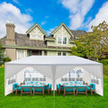 10'x 20' Canopy Tent with 6 Removable Sidewalls White D807969