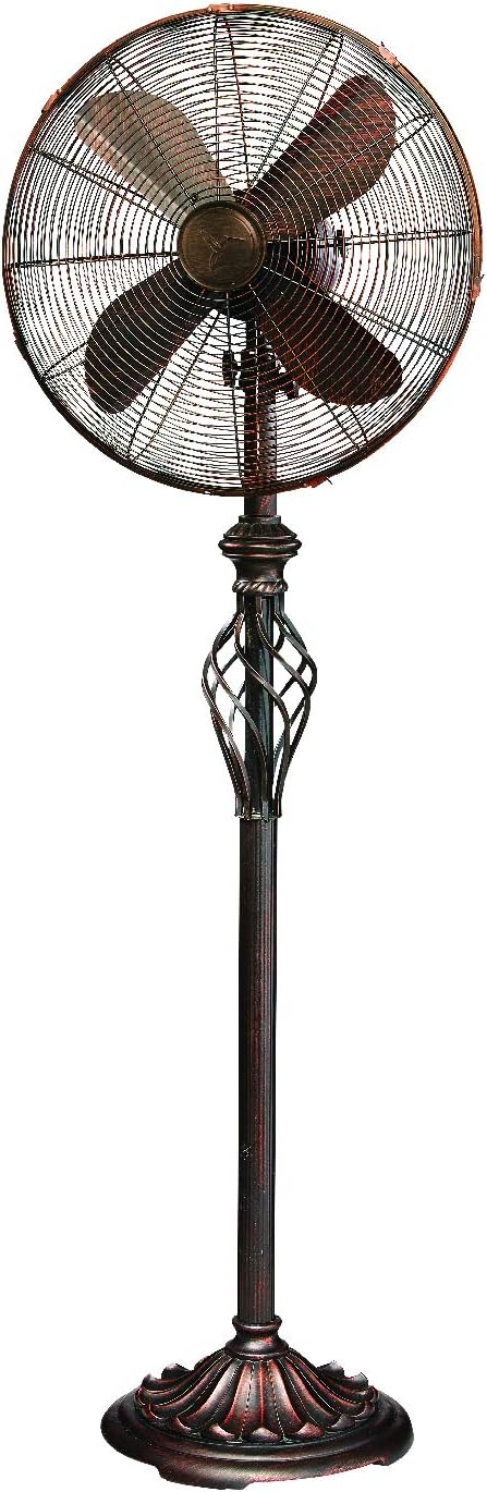 12 Inch 3 Speed Tilting Oscillating Decorative Fan X262001