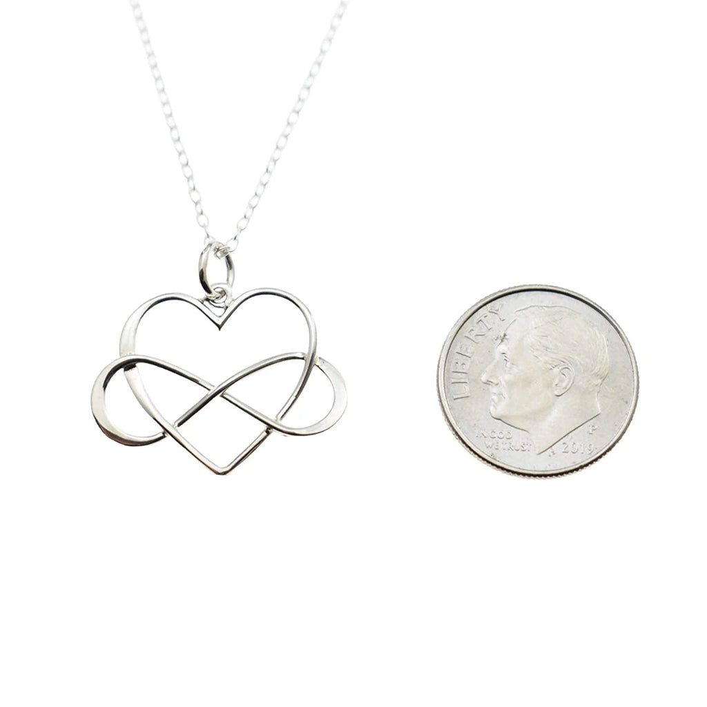 Sterling Silver Heart Necklace Z680839