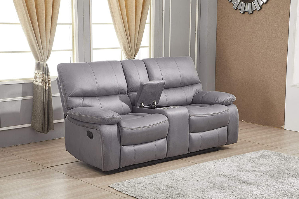 Microfiber Reclining Sofa and Loveseat M333815