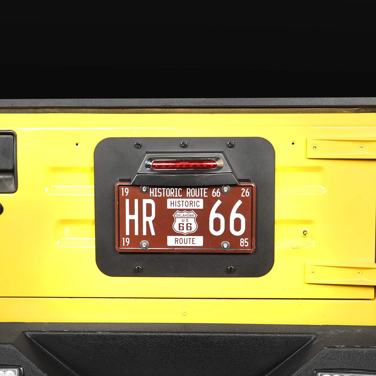 Spare Tire Delete License Plate Relocation Kit with Third Brake Light Q369405