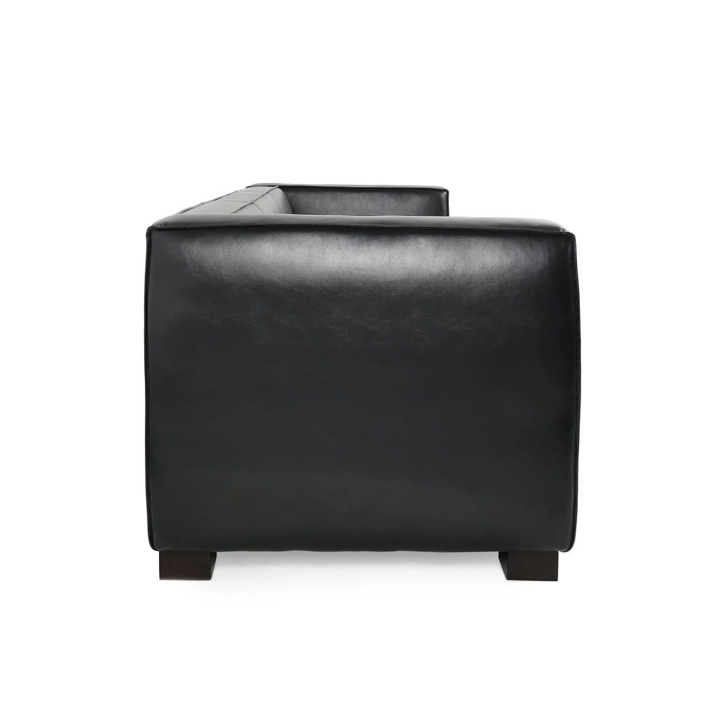Faux Leather 3 Seater Sofa Q5633