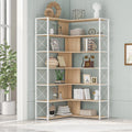 7-Tier L-Shaped Corner Bookshelf B6248