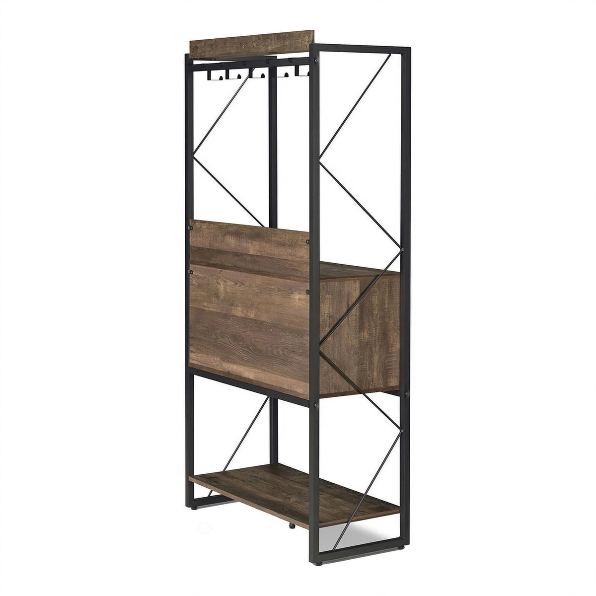 Oak Wood Baker's Rack Y786