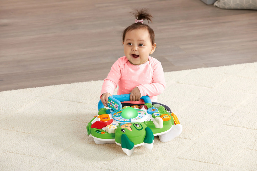 Green 3-in-1 Baby Walker Gym Floor Play Toy X487