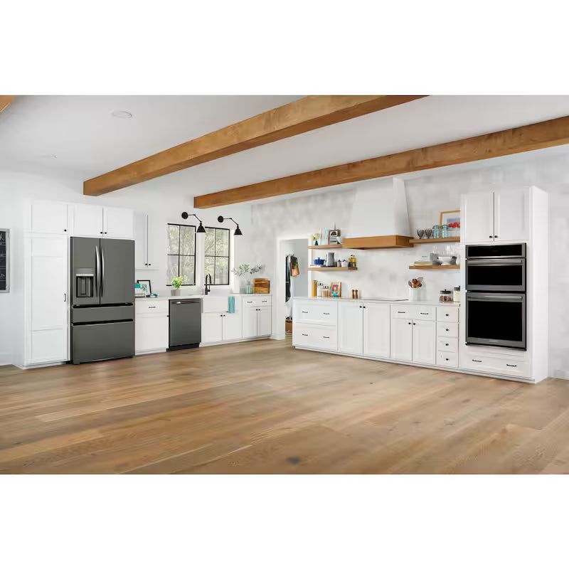 27 in Electric Built-In Wall Oven & Microwave Combination Black Stainless Steel Y838895