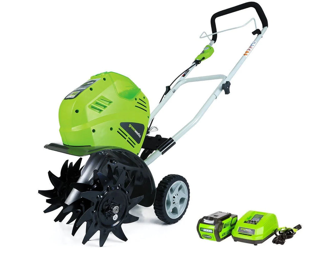 40V 10-inch Cordless Cultivator/Tiller with Battery and Charger T345