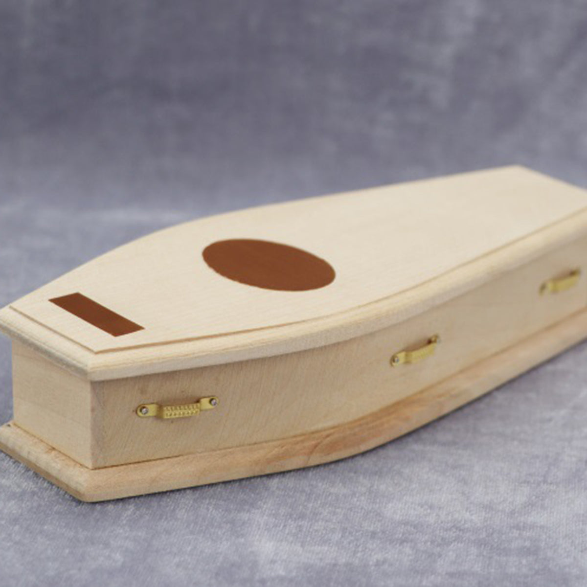 1/12 Scale Miniature Wooden Coffin DIY Decoration O42781