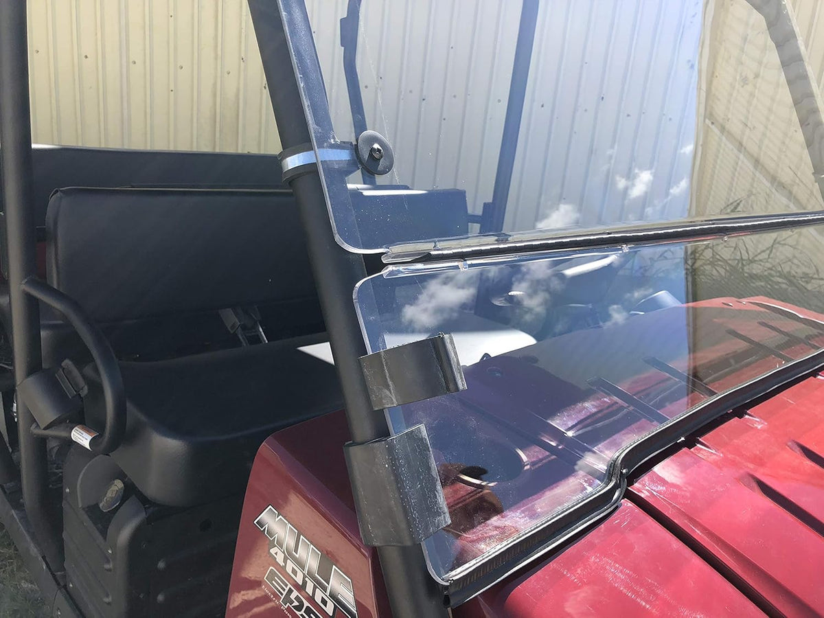 1/4 Polycarbonate Flip Up Windshield for Kawasaki Mule 4000 4010 E22127