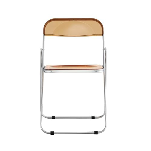 Acrylic Transparent Folding Chair with Steel Frame A5373
