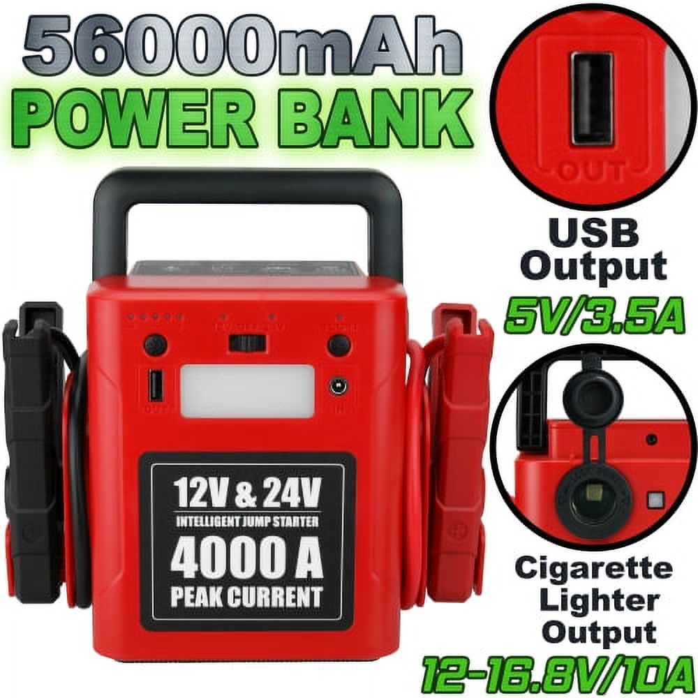 12 Volt Jump Starter with charging cord V357484
