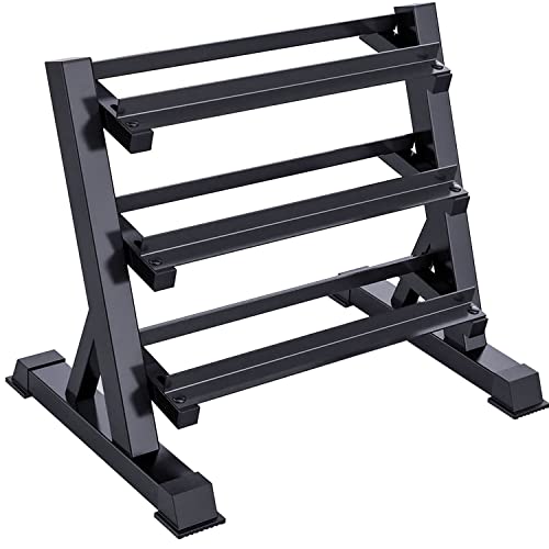 3-Tier Dumbbell Rack Weight Storage Organizer F3670