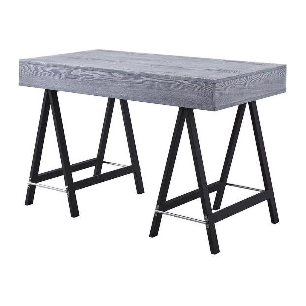Gray 2-Drawer Wood Writing Desk C915984