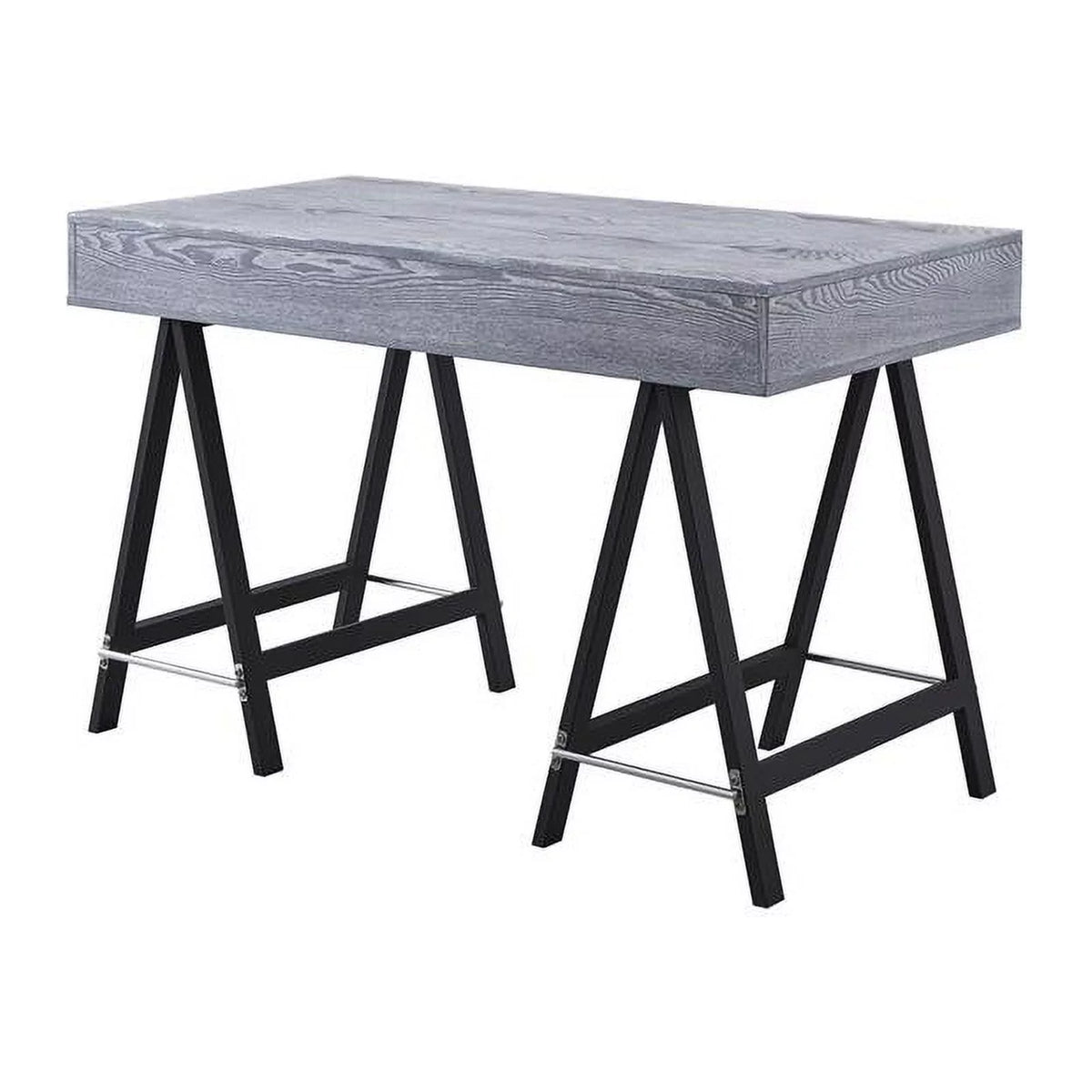 Gray 2-Drawer Wood Writing Desk C915984