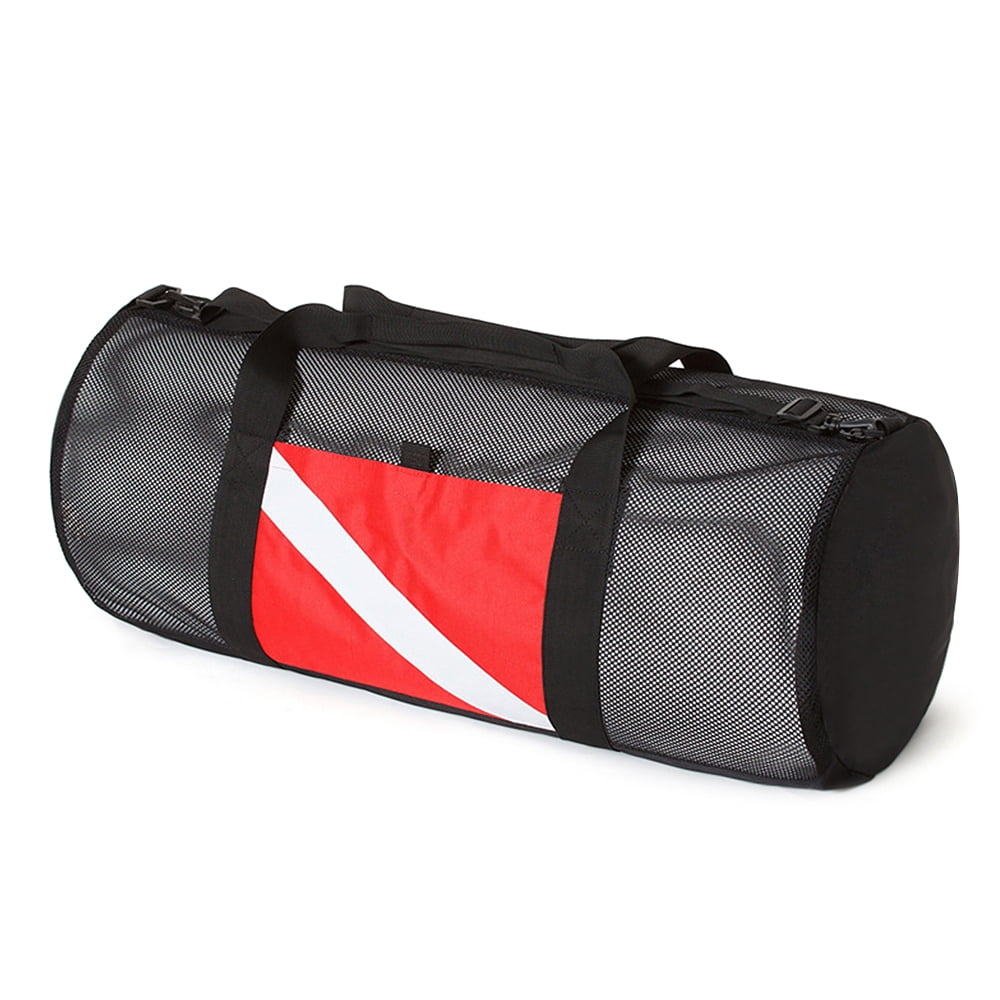 Mesh Duffel Gear Bag for Snorkel Fins Diving Surfing Gear A98471