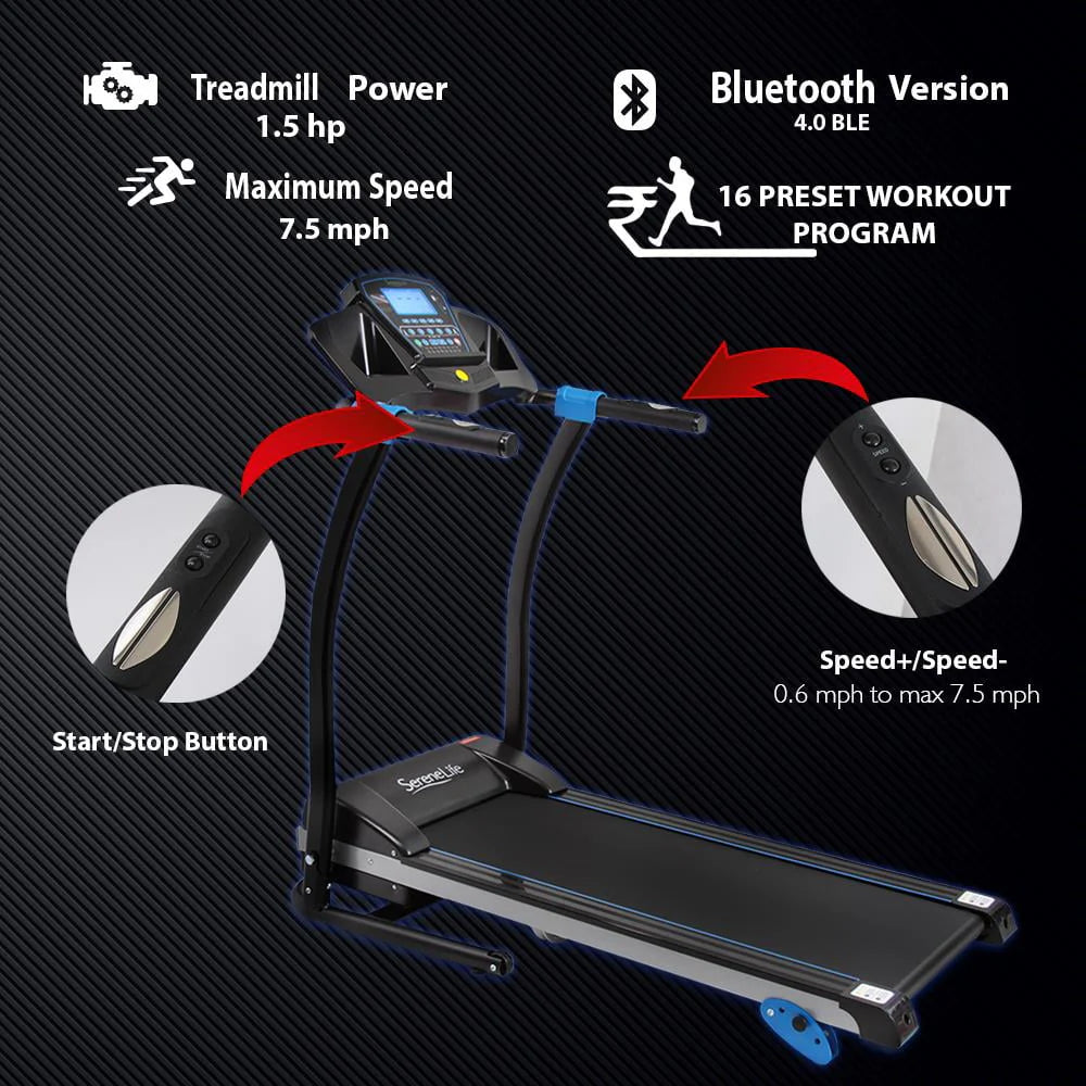 Foldable Cardio Exercise Machine with LCD I247