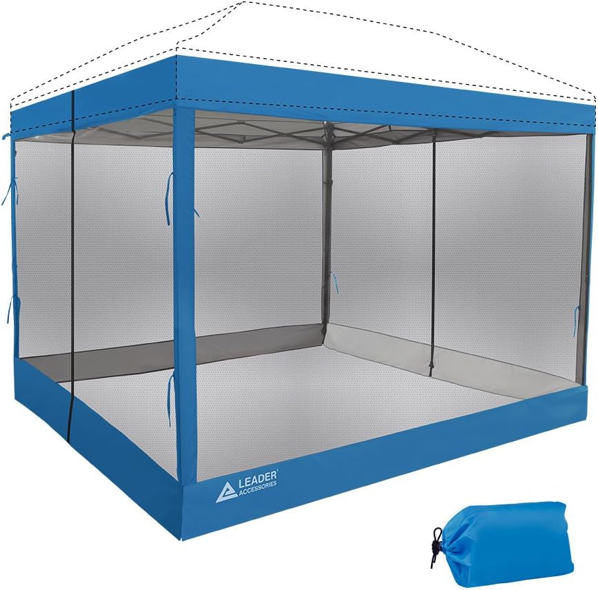 Mesh Screen Zippered Wall Panels for 10' x 10' Canopy B747