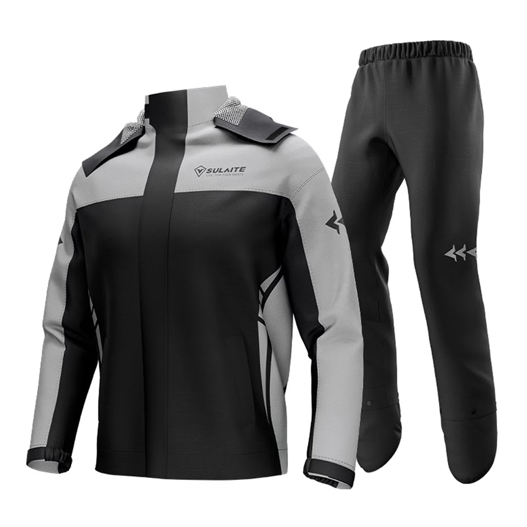 Waterproof Motorcycle Rain Suit Jacket and Pants with Storage Bag Z2153
