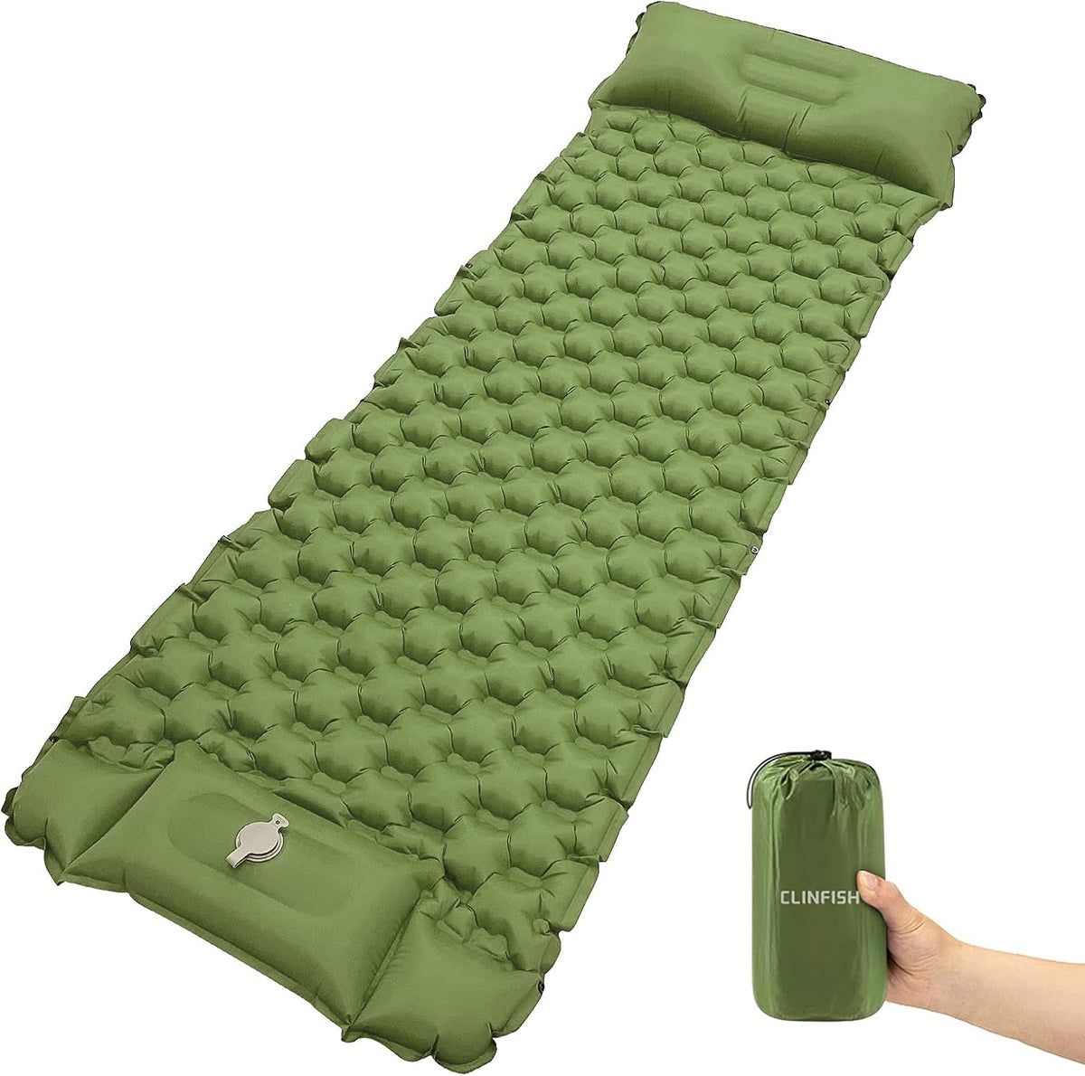 Waterproof Self Inflating Sleeping Pad Camping Mattress Q231