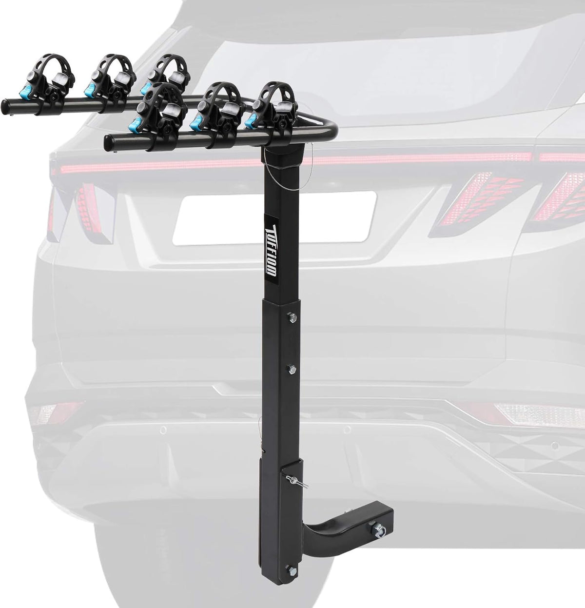 3-Bike Hitch Mount Rack with 2Inch Hitch Receiver, Black O30660