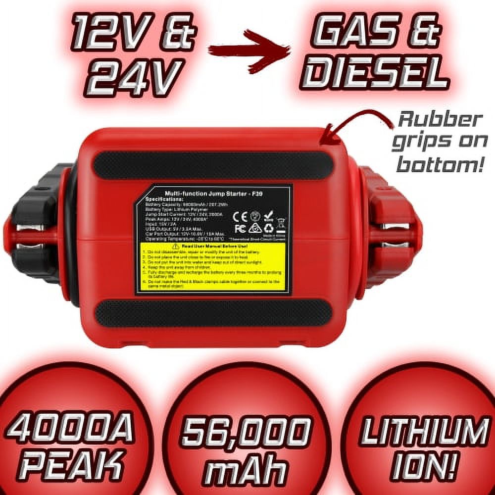 12 Volt Jump Starter with charging cord V357484