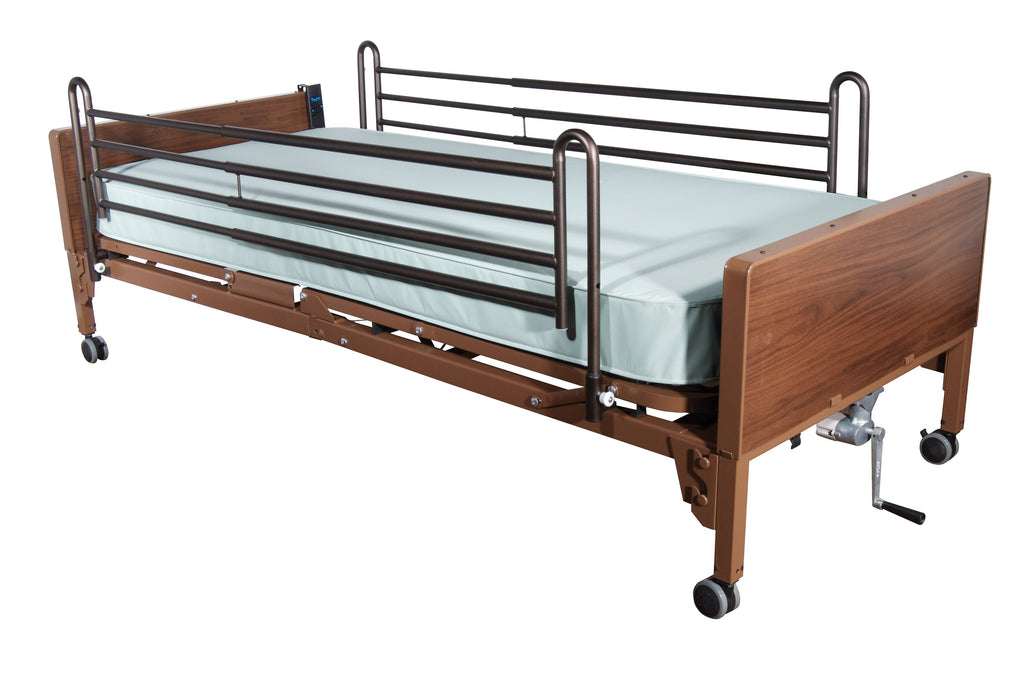 Full Electric Bed with Full Rails and Foam Mattress I1480
