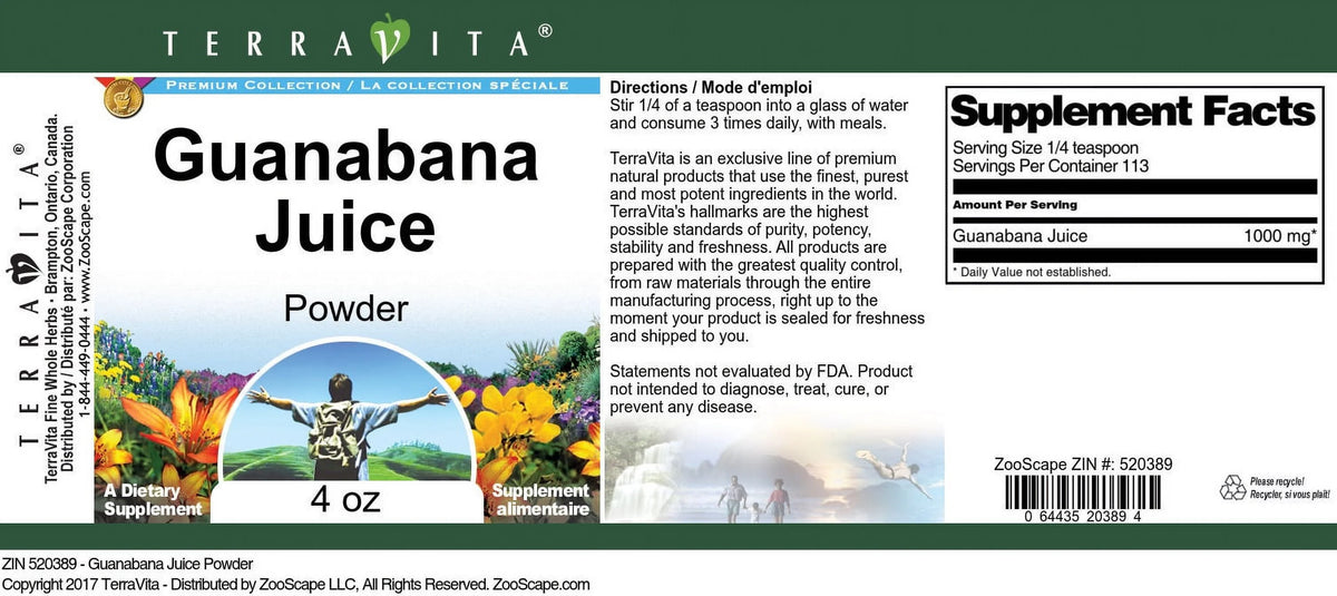 Guanabana Juice Powder 4 oz N62916