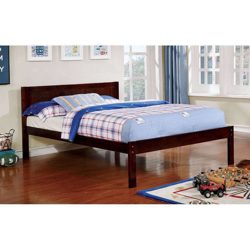 Dark Walnut Full Panel Bed D29763