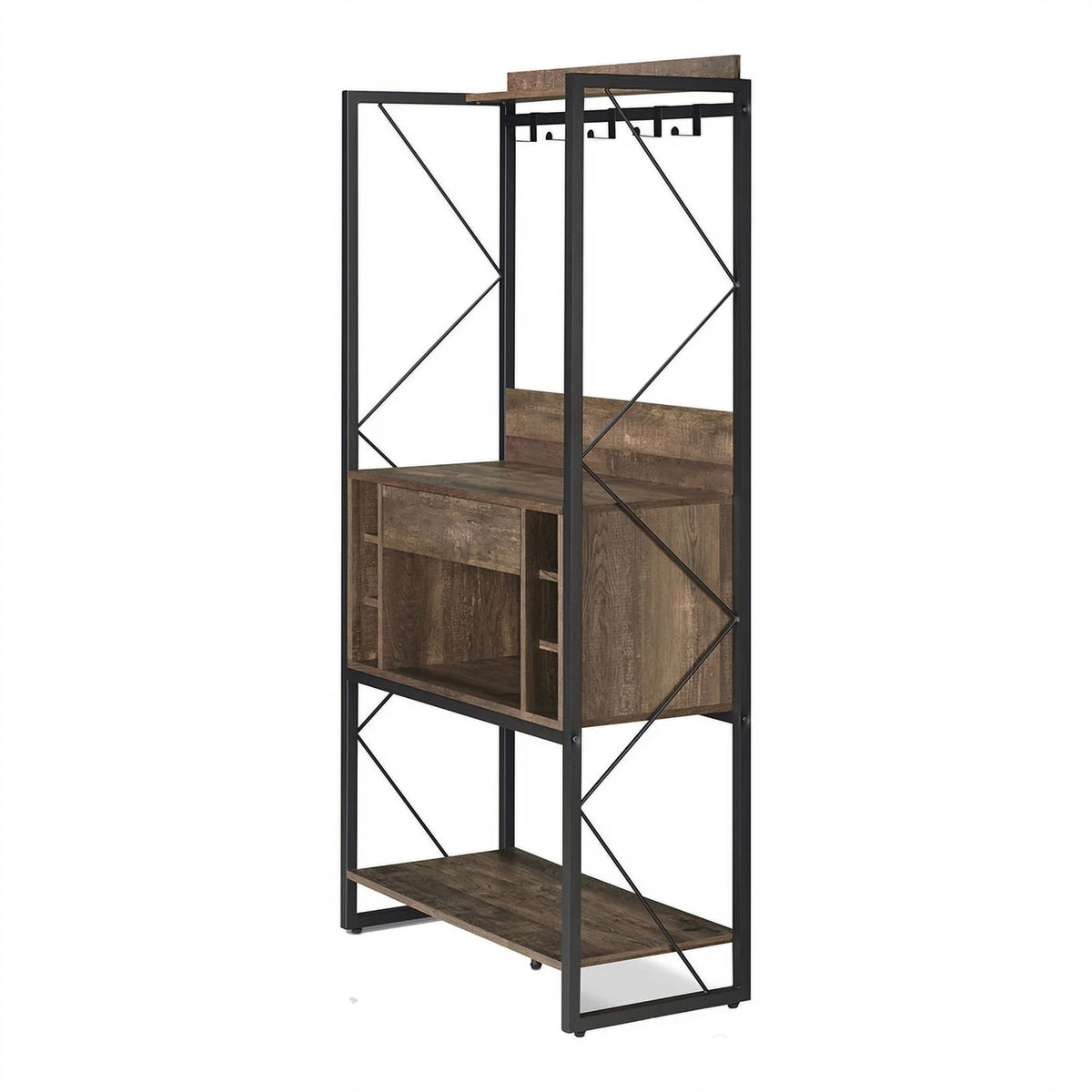 Oak Wood Baker's Rack Y786