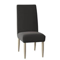 Charcoal Upholstered Parsons Chair O41801