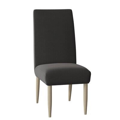 Charcoal Upholstered Parsons Chair O41801