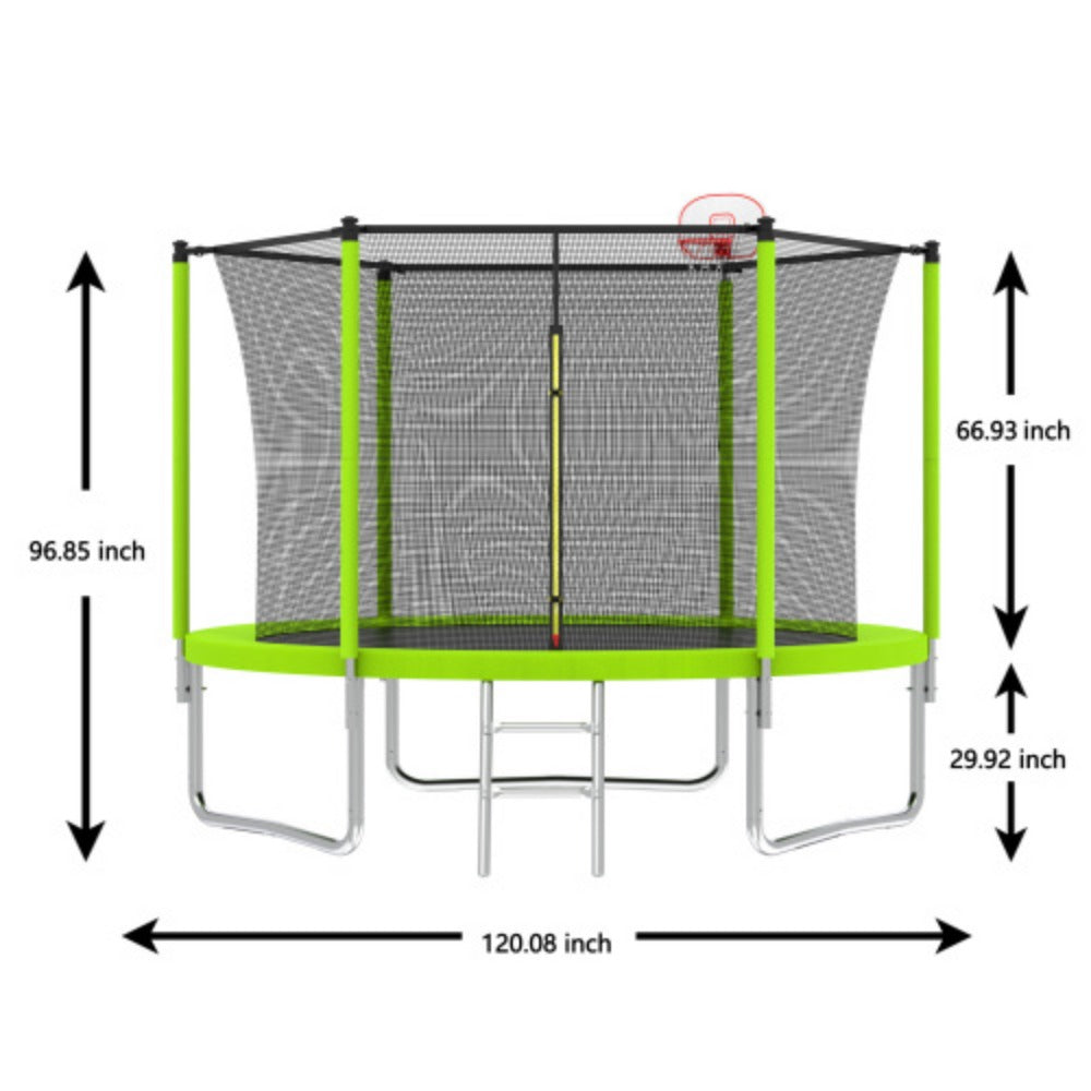 Green Trampoline H964
