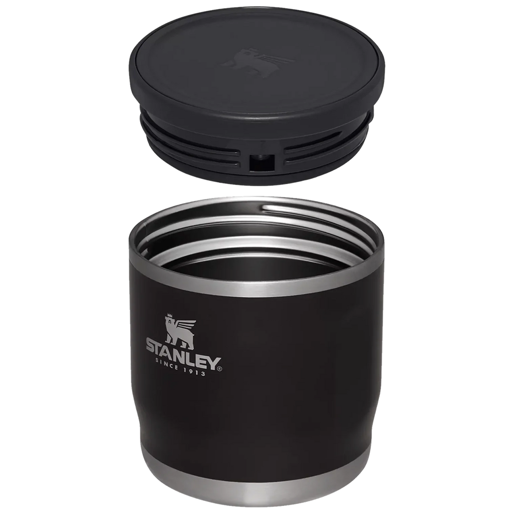12oz Black Food Jar M295