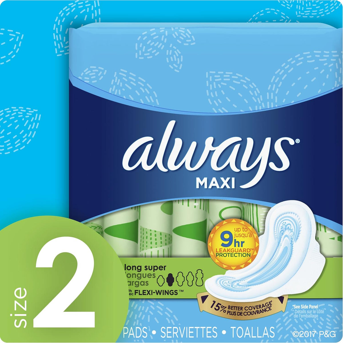 Super Pads with Wings Unscented 32 Count P394606