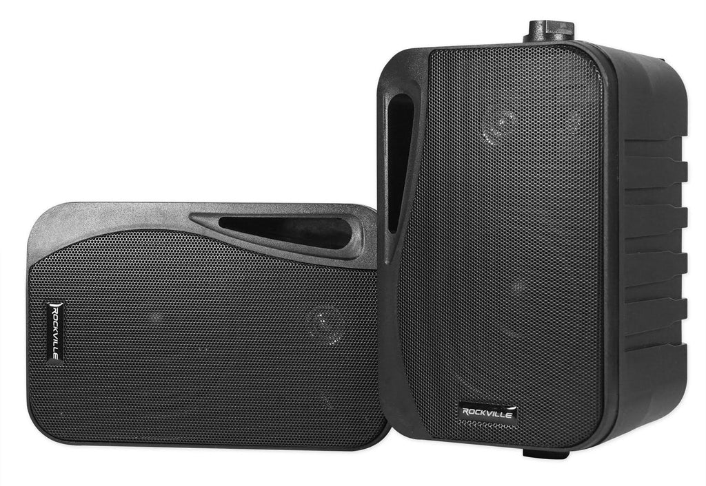 Black 4x22 Marine Box Speakers with Swivel Bracket N159374