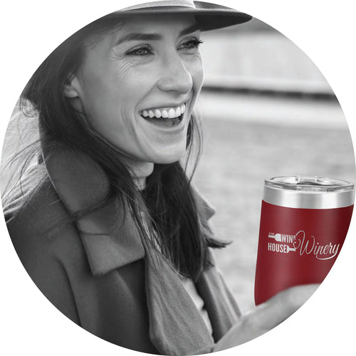 12 oz Stainless Steel Vacuum Insulated Wine Tumbler E850