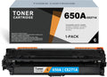 Compatible 650A CE271A Remanufactured Toner Cartridge for HP CP5525 M750 Printer (1 Pack, Cyan) T72095