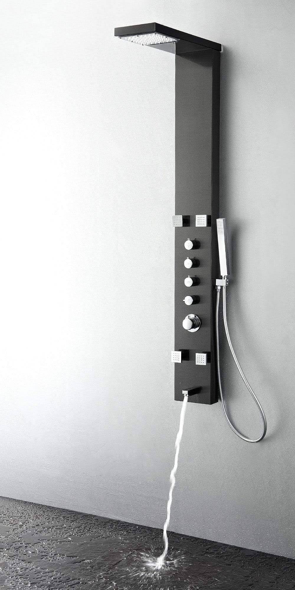 Stainless Steel Thermostatic Shower Massage Panel S995659