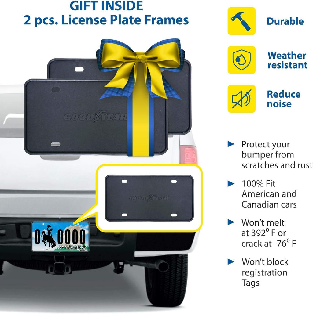 Shatterproof in-Channel Window Deflectors for Trucks 4 pcs V1310