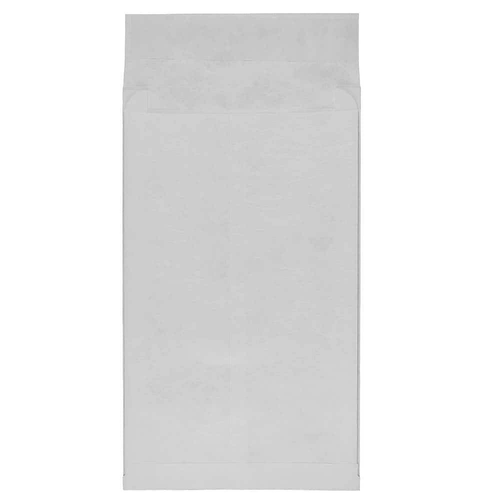 White Expandable Open End Catalog Envelopes with Peel & Seal Closure, 10 x 15 x 2, 250/Box H443